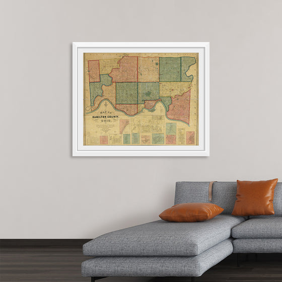 "Map of Hamilton County, Ohio"