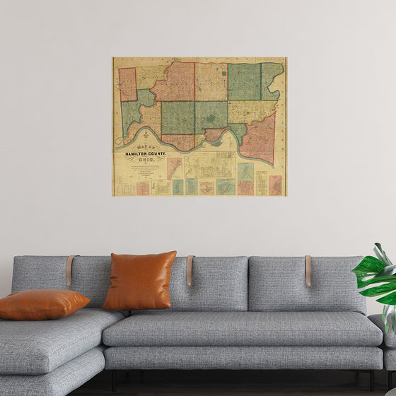 "Map of Hamilton County, Ohio"