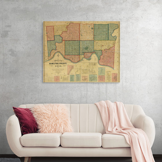 "Map of Hamilton County, Ohio"