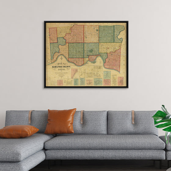 "Map of Hamilton County, Ohio"