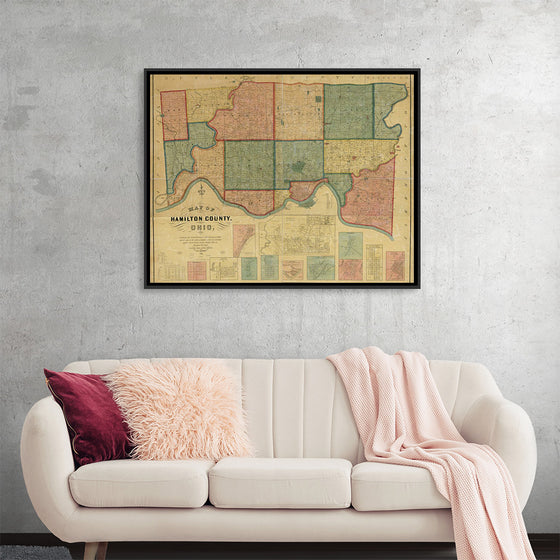 "Map of Hamilton County, Ohio"