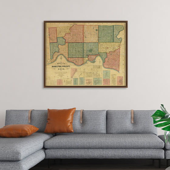 "Map of Hamilton County, Ohio"