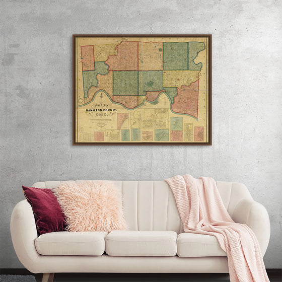 "Map of Hamilton County, Ohio"