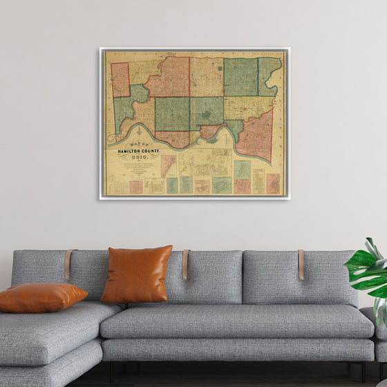 "Map of Hamilton County, Ohio"