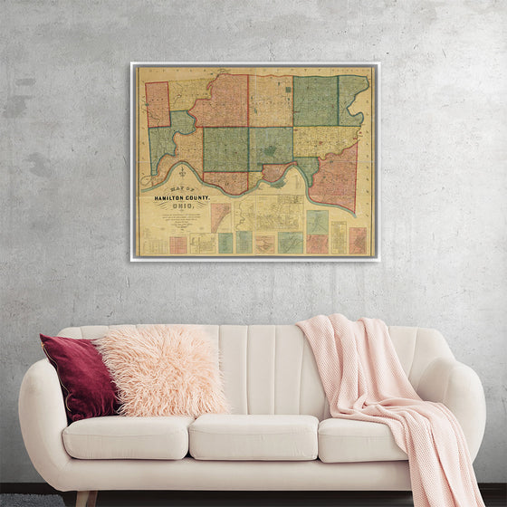 "Map of Hamilton County, Ohio"