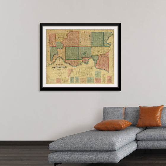 "Map of Hamilton County, Ohio"