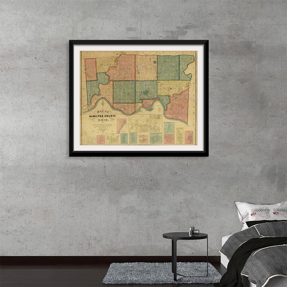"Map of Hamilton County, Ohio"