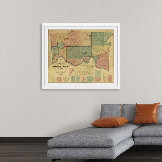 "Map of Hamilton County, Ohio"