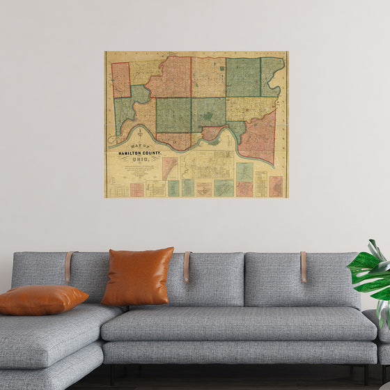 "Map of Hamilton County, Ohio"