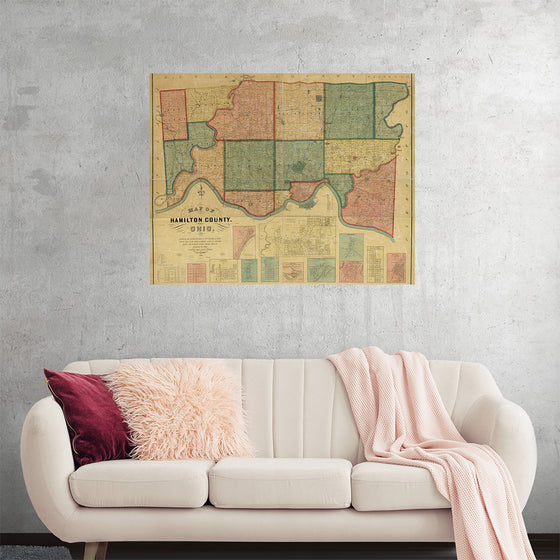 "Map of Hamilton County, Ohio"