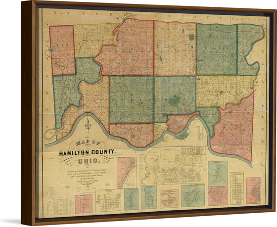 "Map of Hamilton County, Ohio"