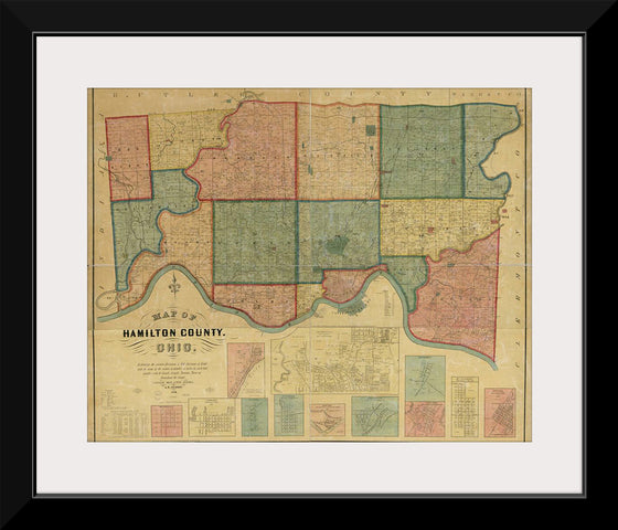 "Map of Hamilton County, Ohio"