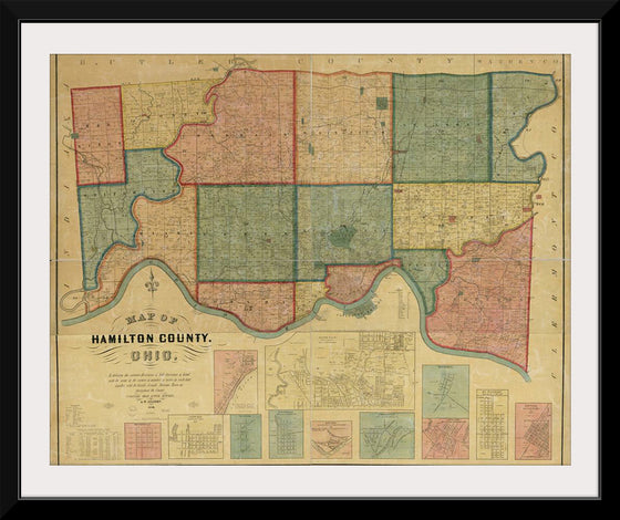 "Map of Hamilton County, Ohio"