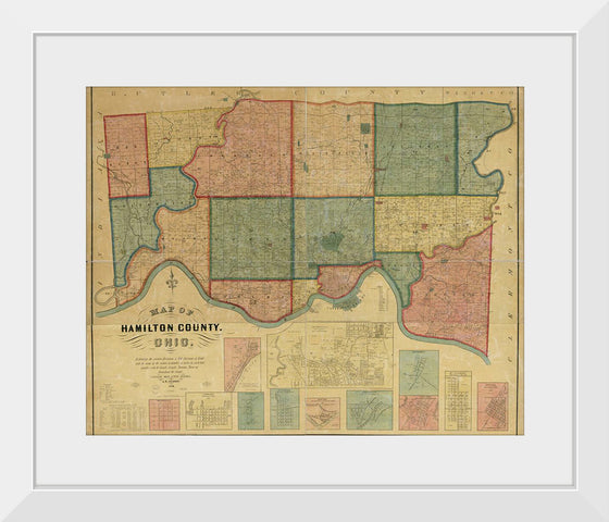 "Map of Hamilton County, Ohio"