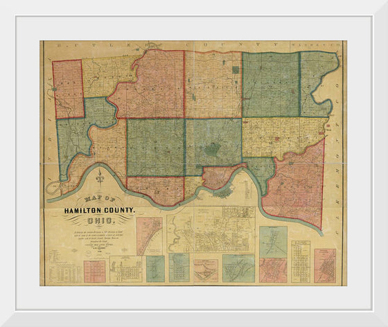 "Map of Hamilton County, Ohio"