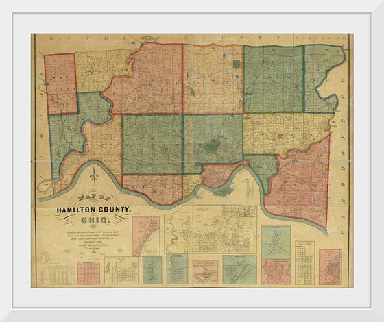 "Map of Hamilton County, Ohio"