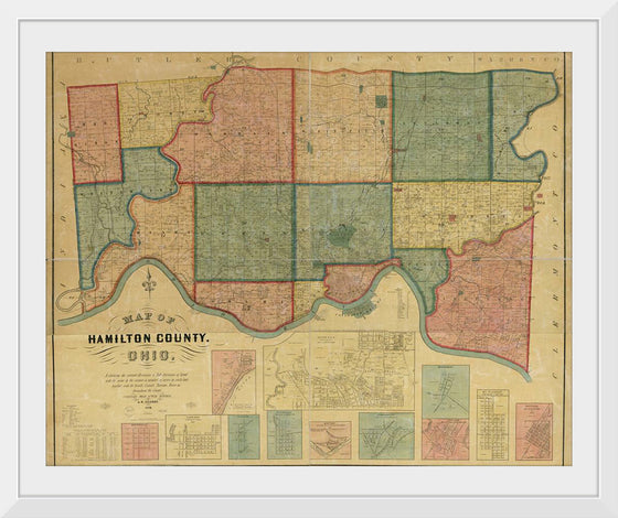 "Map of Hamilton County, Ohio"