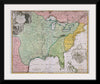 "Map of Louisiana (Mississippi)", Johann Baptista Homann