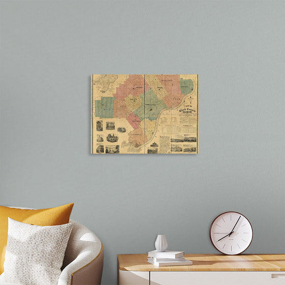 "Map of Clark County, Indiana"