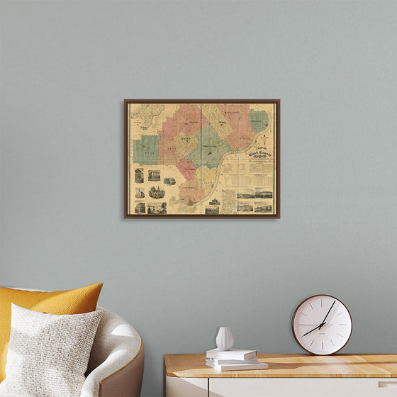 "Map of Clark County, Indiana"