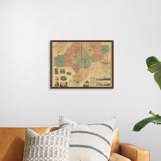 "Map of Clark County, Indiana"