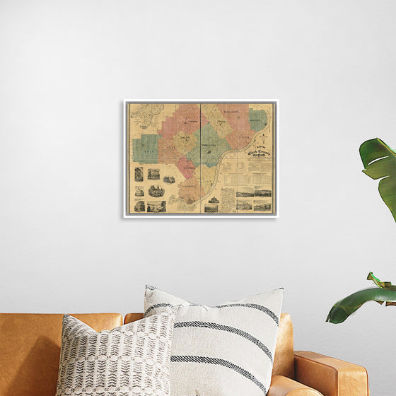 "Map of Clark County, Indiana"