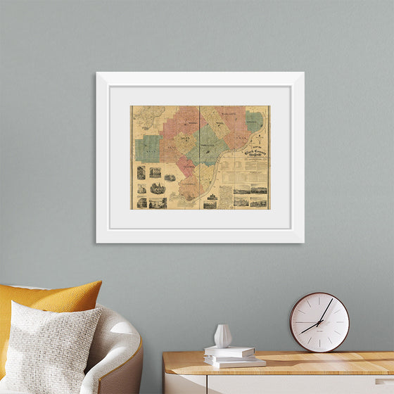 "Map of Clark County, Indiana"