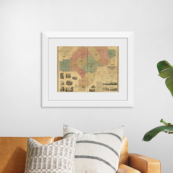 "Map of Clark County, Indiana"