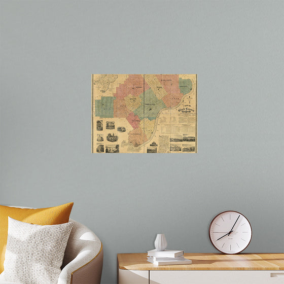 "Map of Clark County, Indiana"