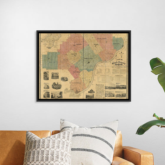 "Map of Clark County, Indiana"