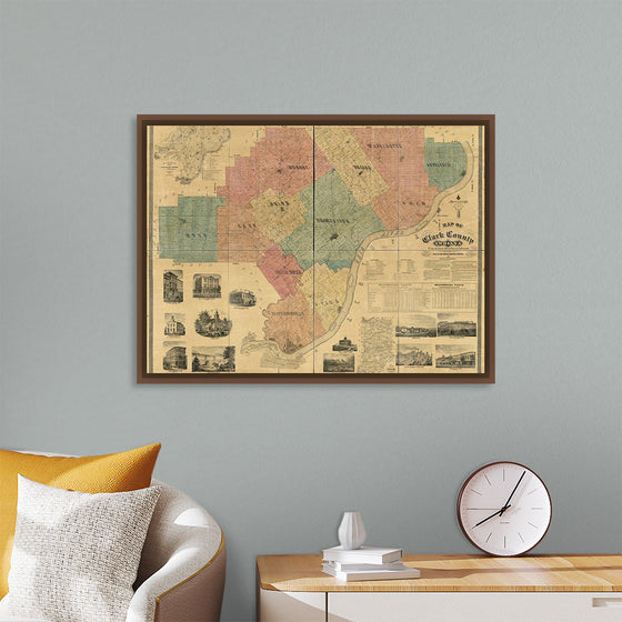 "Map of Clark County, Indiana"