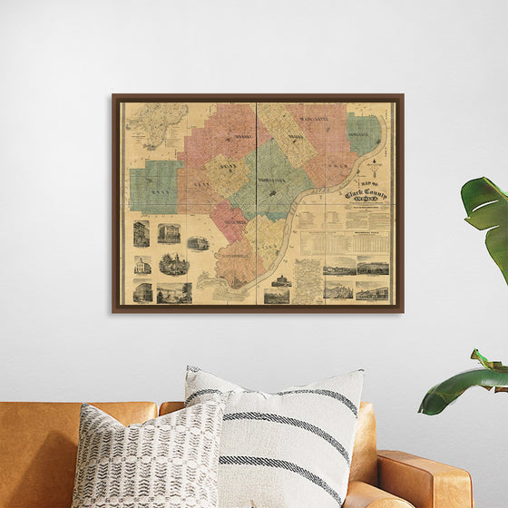 "Map of Clark County, Indiana"
