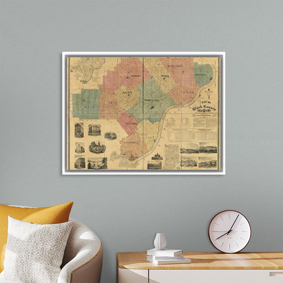 "Map of Clark County, Indiana"