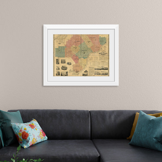"Map of Clark County, Indiana"