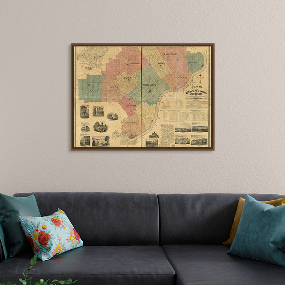 "Map of Clark County, Indiana"
