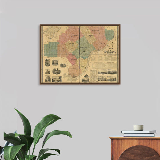 "Map of Clark County, Indiana"