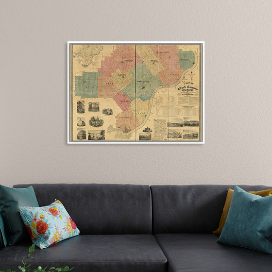 "Map of Clark County, Indiana"