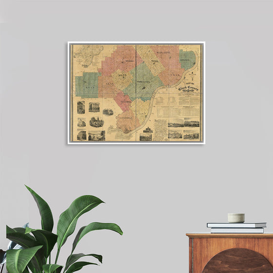 "Map of Clark County, Indiana"