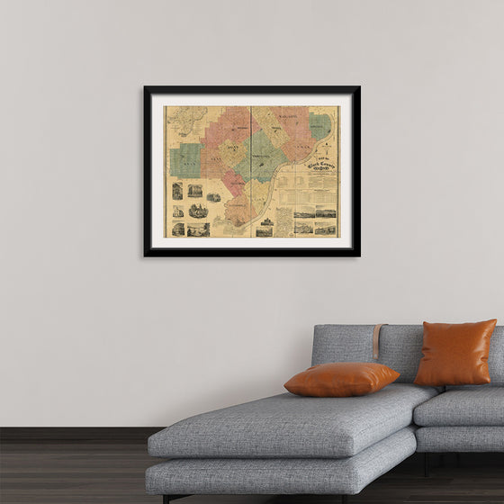 "Map of Clark County, Indiana"