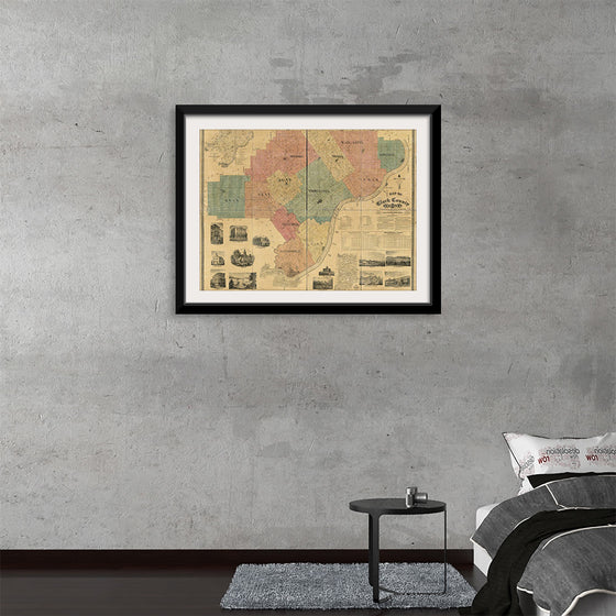"Map of Clark County, Indiana"