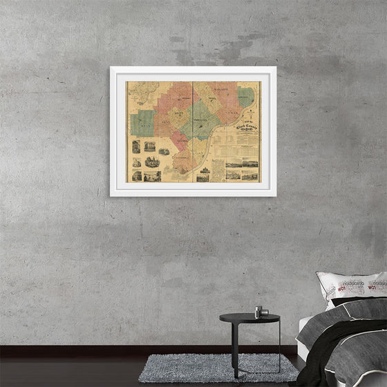 "Map of Clark County, Indiana"