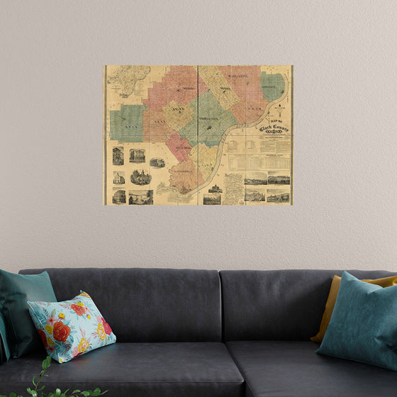"Map of Clark County, Indiana"