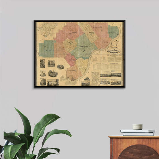 "Map of Clark County, Indiana"