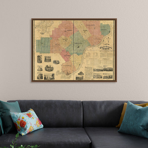 "Map of Clark County, Indiana"