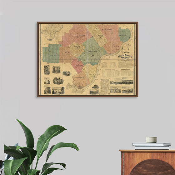 "Map of Clark County, Indiana"