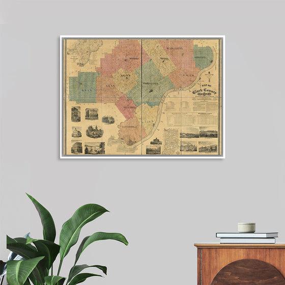 "Map of Clark County, Indiana"