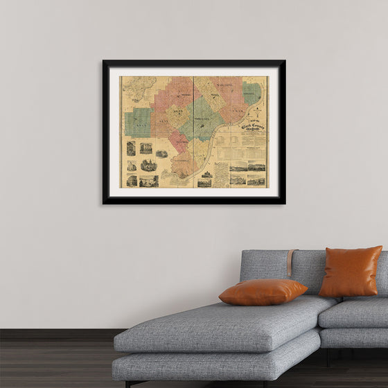 "Map of Clark County, Indiana"