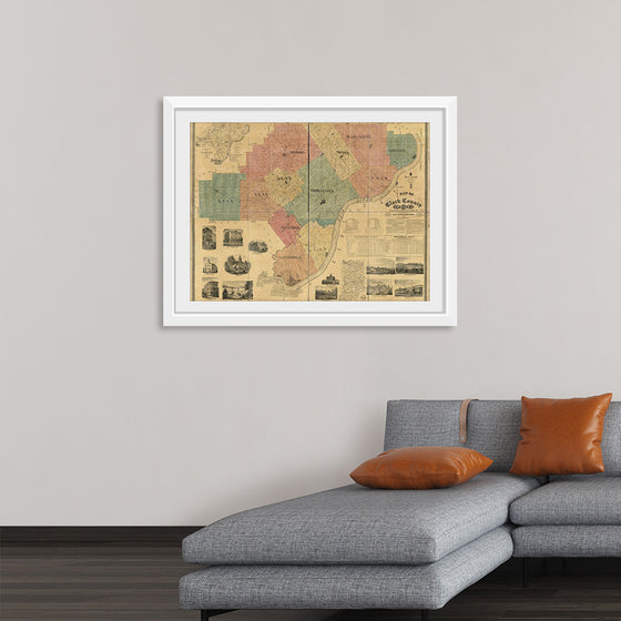 "Map of Clark County, Indiana"