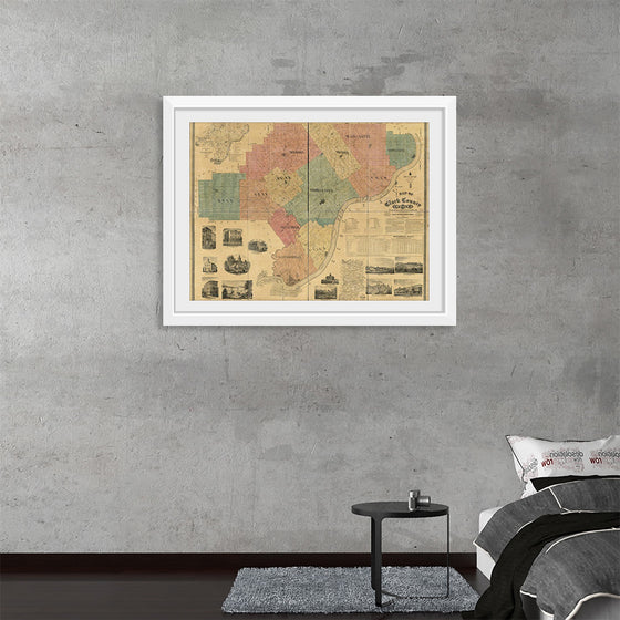"Map of Clark County, Indiana"