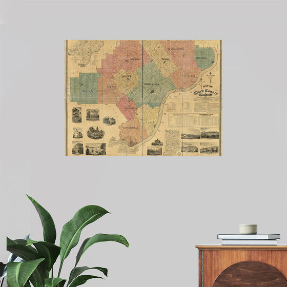 "Map of Clark County, Indiana"